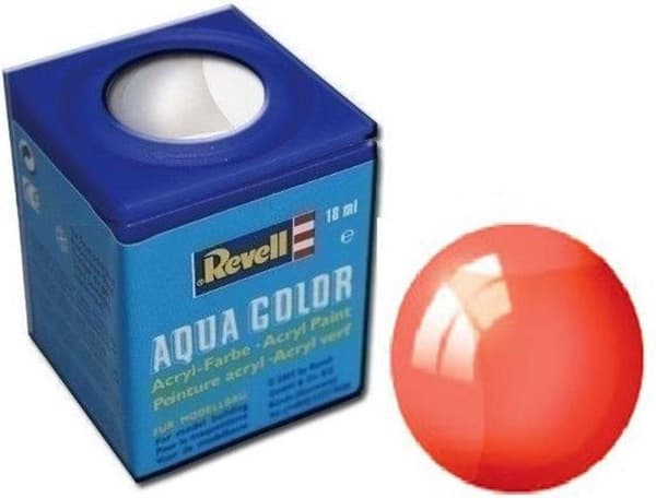 Revell Aqua #731 Rød - Klar - Akryl - 18 ml malingskrukke