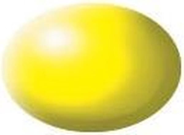 Revell Aqua #312 Luminous Yellow - Satiini - RAL1026 - Akryyli - 18ml Paint Jar.