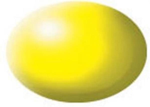Revell Aqua #312 Luminous Yellow - Satin - RAL1026 - Akryl - 18ml malingskrukke.
