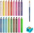 Miniatyrbild 3 av 5: STAEDTLER Noris Junior - 3-i-1 färgpenna - set 18 st
