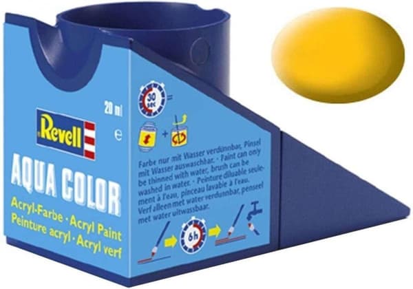 Revell Aqua #15 Yellow - Matta - RAL1017 - Akryyli - 18 ml Maalipurkki