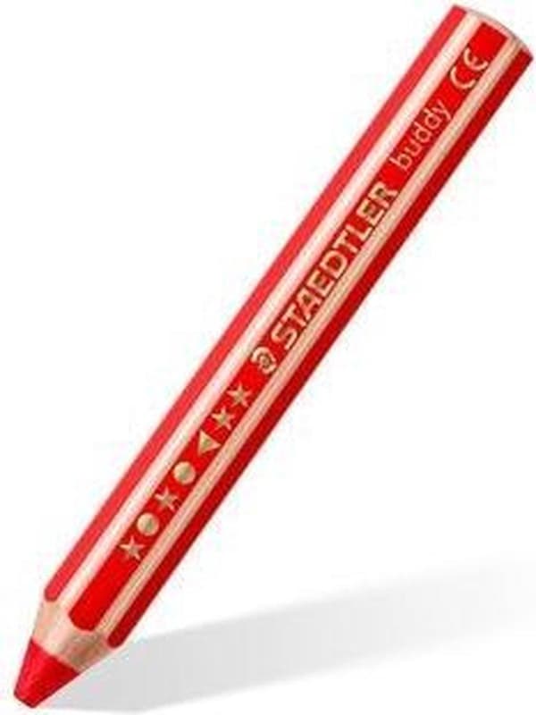 STAEDTLER Noris Junior - 3-i-1 farveblyant - sæt med 6 stk