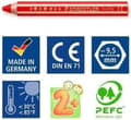 Miniatyrbillede 9 af 10: STAEDTLER Noris Junior - 3-i-1 farveblyant - sæt med 6 stk