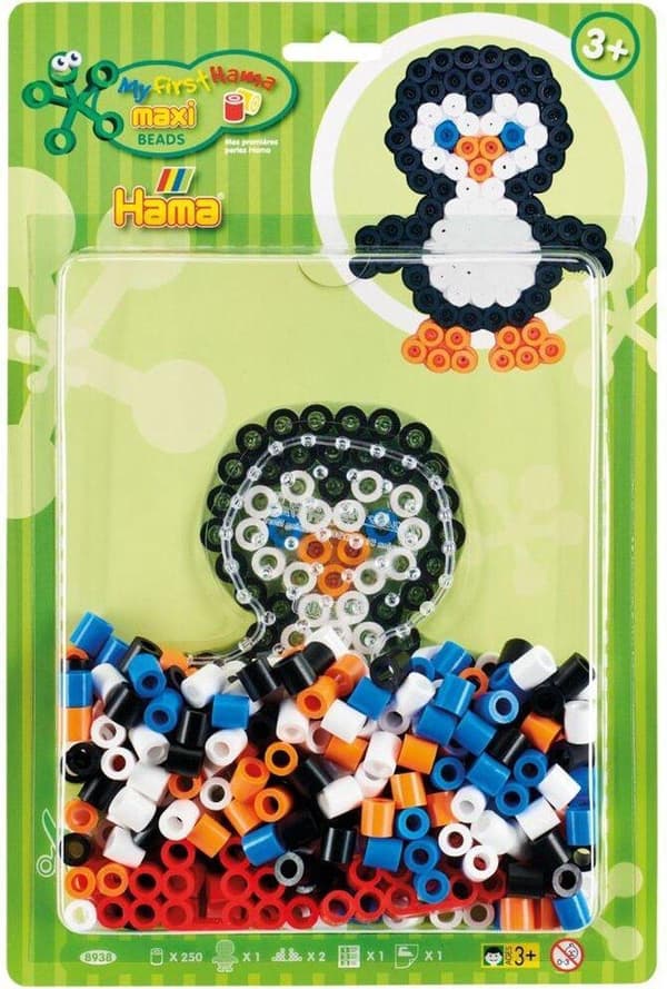 Hama Fuse Perlesæt Maxi - Pingvin, 250 stk.