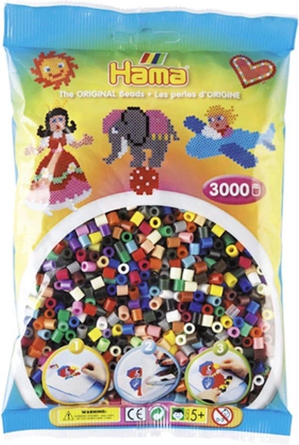 Hama Fuse Beads '3000 Pieces'