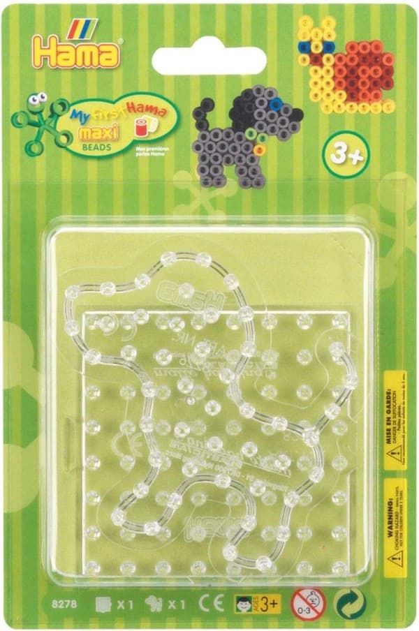 Hama Iron-on Bead Plates Maxi - Square & Dog