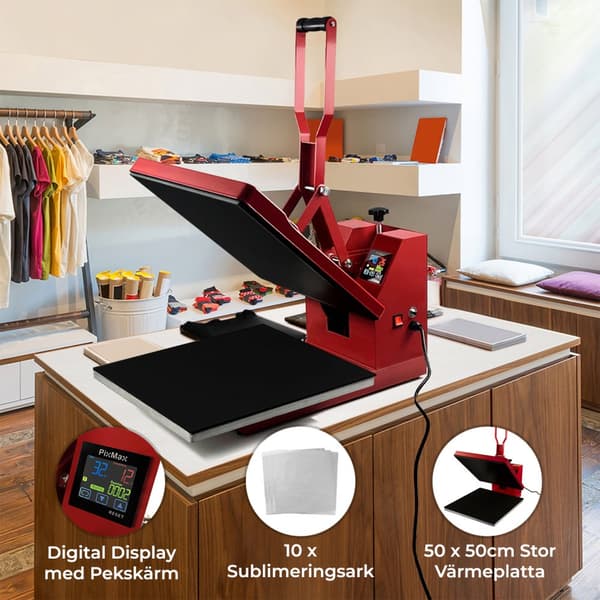 Heat Press Digital Transfer Machine Sublimation Printer 50 X 50cm Flat heat-press-digital-transfer-machine-sublimation-printer-50-x-50cm-flat