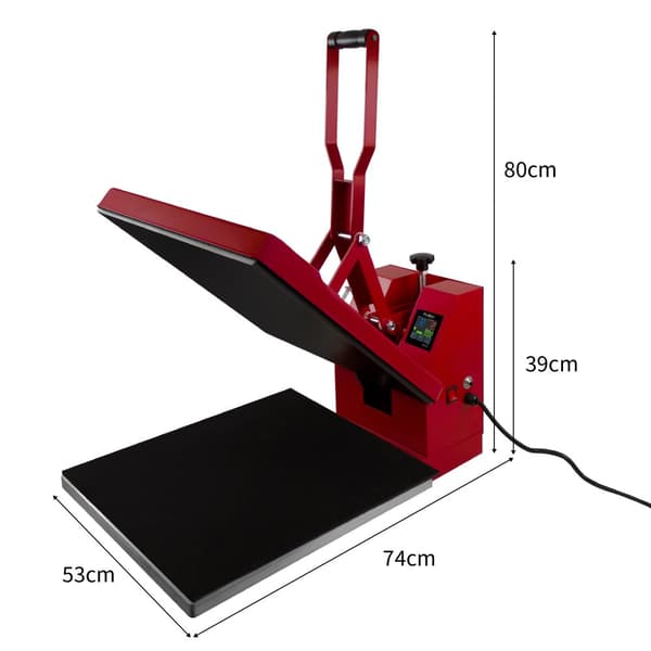 50 cm Mussel Style Heat Press Transfer Transfer Press Sublimation Heat Print Flad Touch Screen Blæk Vinyl 250°C DIY T-shirt Teflon & Sublimation Sheet