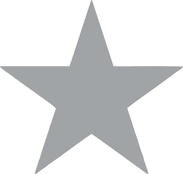 FISKARS motivstans M "Star", vit / orange Spakstans för design av gratulationskort, inbjudningskort - 1 st (5441)
