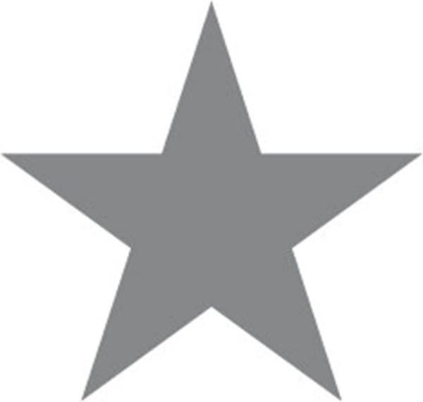 FISKARS motivpunch M "Star", hvid/orange Håndtagsstanse til design af lykønskningskort, invitationskort - 1 stk (5441)