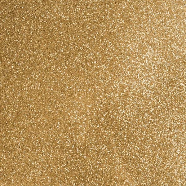 Cricut Smart Iron-On Glitter. Produkttype: Varmebestandig vinylrulle, Farve på produkt: Guld, Farve: Monotone. Bredde: 330 mm, længde (mm): 900 mm (20