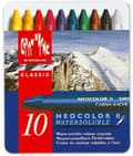 Miniatyrbild 5 av 5: Caran d-Ache NEOCOLOR II 10's Wax Pastell Hard Blue - Flerfärgad 10 st (7500.310)