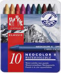 Miniatyrbild 2 av 5: Caran d-Ache NEOCOLOR II 10's Wax Pastell Hard Blue - Flerfärgad 10 st (7500.310)