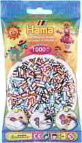 Miniatyrbillede 2 af 4: Hama Fuse Beads midi "Striped Bead Mix 231,10 cm (91"), i en pose, diameter på midi fuser perle: 5,0 mm, 2-farvede striber, - 1 stk (00207-91)