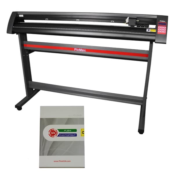 PixMax 59" Vinylskärplotter - Extra stor med optisk sensor & mjukvara (Windows kompatibel) - Skapa snygga designs och skyltar