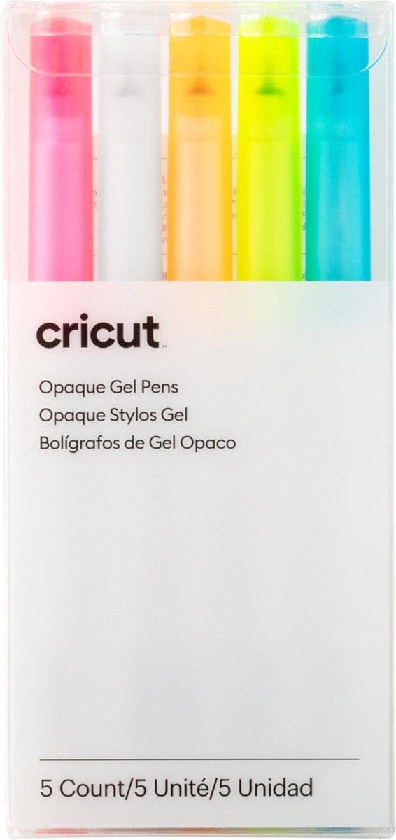 Cricut 2009849. Antal per förpackning: 5 st, Bläckfärger: Blå, Orange, Rosa, Vit, Gul, Produktens färg: Flerfärgad (2009849)