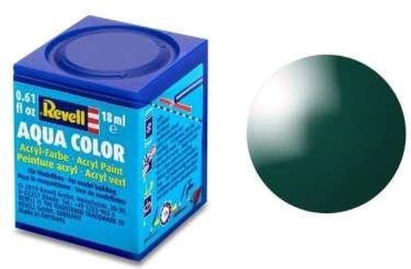 Revell 18 ml Aqua Color akrylmaling (Seagreenglossy finish) - 96 år - dreng - 33 mm - 26,880000000000003g - 33 mm - 33 mm (36162)