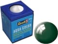 Miniatyrbillede 1 af 6: Revell 18 ml Aqua Color akrylmaling (Seagreenglossy finish) - 96 år - dreng - 33 mm - 26,880000000000003g - 33 mm - 33 mm (36162)