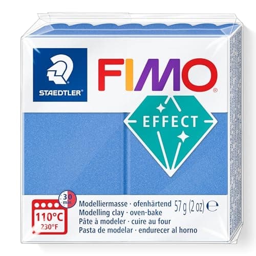 STAEDTLER Mod.masse Fimo effekt blå metallic (8010-31)