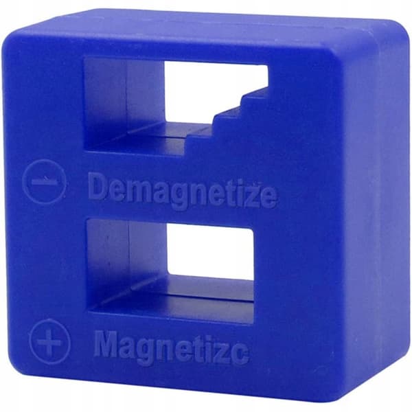 Magnetisator/afmagnetisator til skruetrækkere, bits, skruer