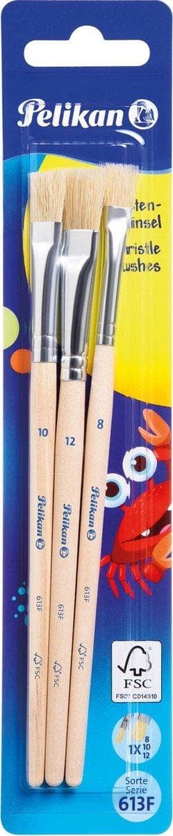 Pelikan 700375 konstnärsborste 3 stycken
