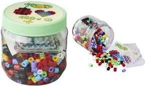 Hama strygeperler maxi, i plastbeholder, grønt låg Diameter på strygeperler maxi: 10,0 mm, - 1 stk (00008792)
