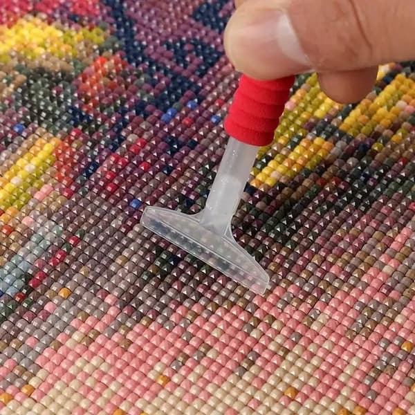 Diamantbroderi Lommeværktøjssæt - Rød
