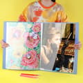 Miniatyrbild 5 av 8: Diamantbroderi - Broderiförvaringsalbum - A2 - Lila (upp till 60 broderier)