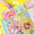 Miniatyrbild 6 av 8: Diamantbroderi - Broderiförvaringsalbum - A2 - Lila (upp till 60 broderier)