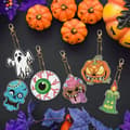 Pikkukuva 4 / 8: Timanttikirjonta-avaimenperä, 6 kpl - Halloween