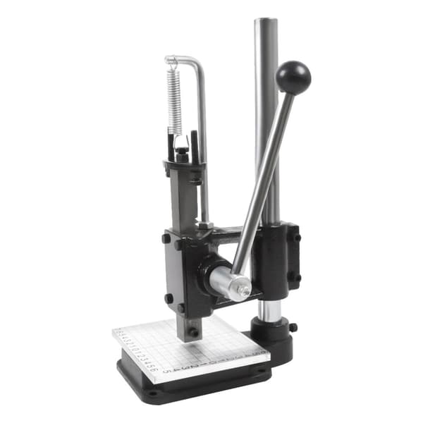 Manuel Presse Stansser, Justerbar Højde 0-16 cm, Maksimal Tryk 352,74 lbs,sort