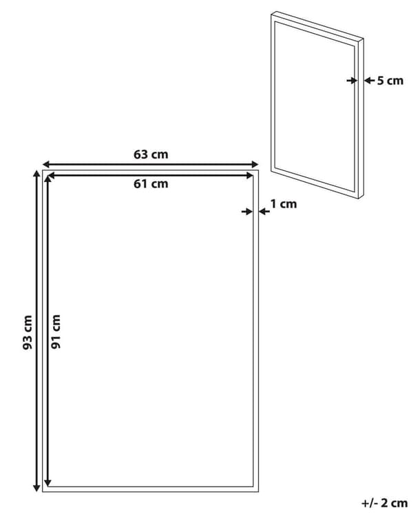 Kanvas Konst Tryck Flerfärgad 93 x 63 cm Glam Dam Polyester och MDF Modern