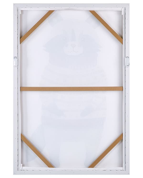 Kanvas Konst Tryck Flerfärgad 93 x 63 cm Glam Dam Polyester och MDF Modern