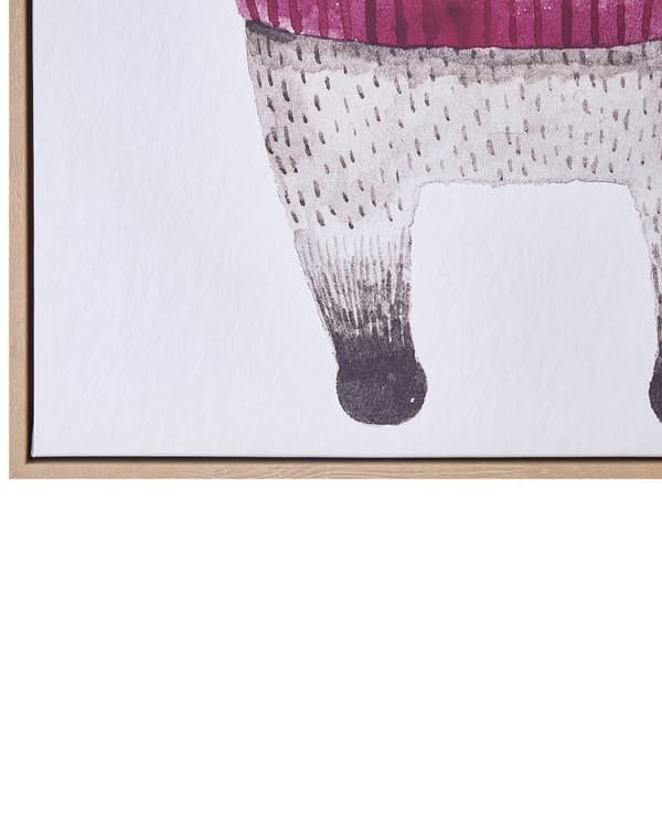 Kanvas Konst Tryck Flerfärgad 93 x 63 cm Glam Dam Polyester och MDF Modern