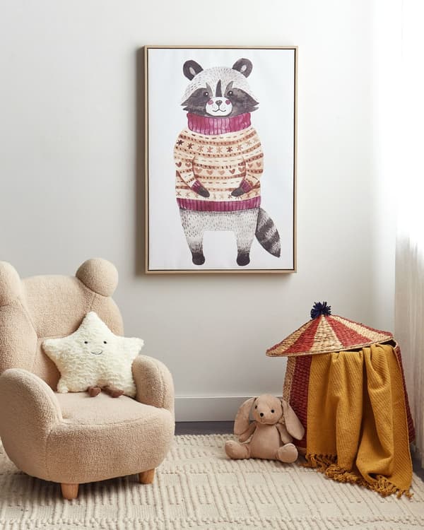 Kanvas Konst Tryck Flerfärgad 93 x 63 cm Glam Dam Polyester och MDF Modern