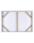 Miniatyrbild 5 av 6: Canvastavla Beige 93 x 63 cm Abstrakta former Geometrisk MDF-ram Eklektiskt Modernt Vardagsrum Hall