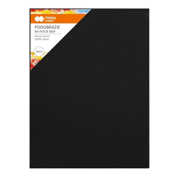 Bomullsduk 40x60cm svart MDF Happy Color