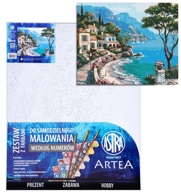 Billedmaleri efter tal 40x50cm Italian Holidays Astra