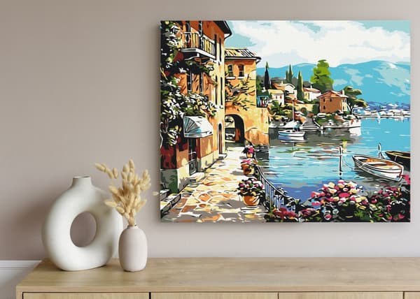 Billedmaleri efter tal 40x50cm Holidays Astra