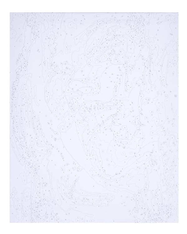 Maleri efter tal 40x50cm Portræt Moderne Astra