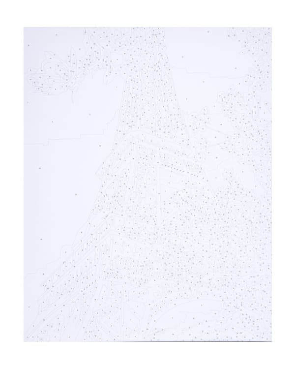 Billedmaleri efter tal 40x50cm Eiffeltårnet Astra