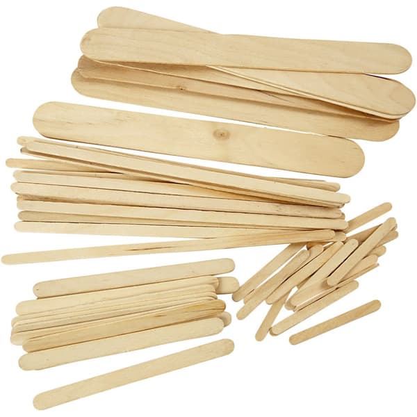 Glasspinnar Mixade - 4250 st - Längd: 5,5-20 cm