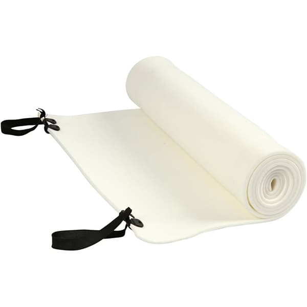 Liggunderlag - 180 x 50 cm - Tjocklek 6 mm - Vit