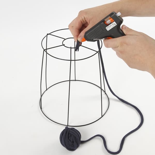 Lampskärm - Metall - Svart - 20 cm
