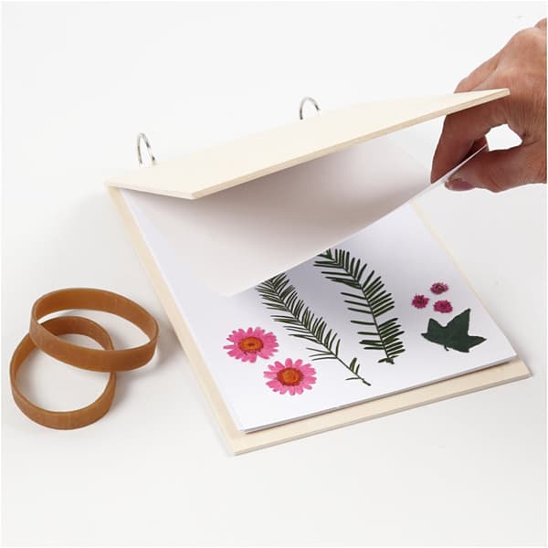 Blomsterpress - 21x14,8 cm - Trä