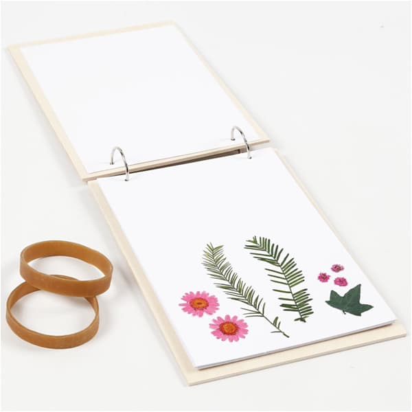Blomsterpress - 21x14,8 cm - Trä