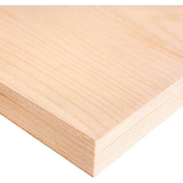 Skivor av plywood - CREATIVE DECO - Set med 3 plattor - Naturlig björk - 300x210x12mm - Laserskärning