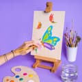 Miniatyrbild 2 av 4: Träplywoodpanel - Creative Deco - A3 - 10 delar - Halkfritt - Handgjorda