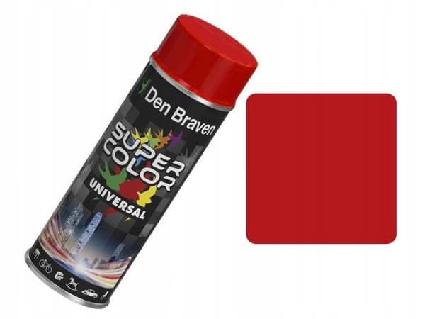 Super Color Universal Spraymaling 400 ml Rød