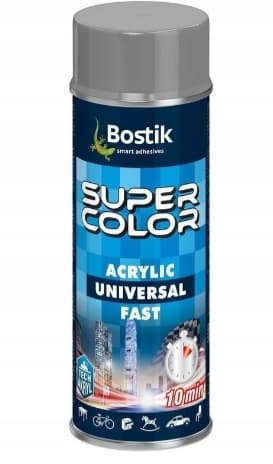 Super Color Akryl Universal Spraymaling 400 ml Grå